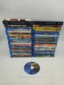 Blu-Ray Movie Lot of 45 Avengers Disney Marvel Deadpool Avatar Transformers - Picture 1 of 24