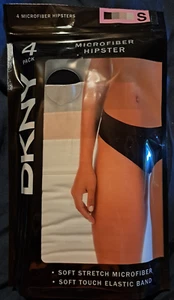 Intimo hipster da donna DKNY morbida elastica 4 pz colore assortito taglia S - Foto 1 di 3