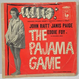 THE PAJAMA GAME JOHN RAITT JANIS PAIGE EDDIE FOY MUSICAL COMEDY VINYL RECORD - Picture 1 of 6