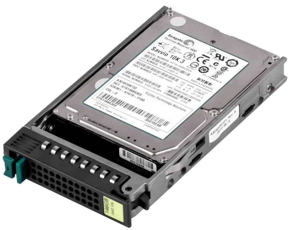 Hard Drive Fujitsu A3C40106732 146GB 10000U/Min SAS S26361-H1079-V100 2.5 " " - Image 1 of 3