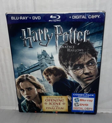 Harry Potter and the Deathly Hallows Part 1- Blu-ray + DVD 2010 Combo Pack * - Image 1 of 3