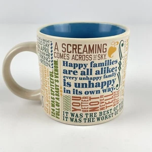 The Unemployed Philosophers Guild Coffe Mug Large Great Literary Openings #1422 - Picture 1 of 9