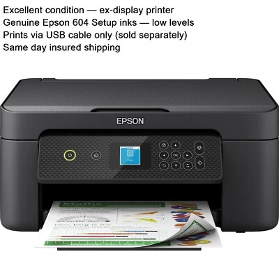 Epson Expression Home XP-3205 All-in-One Inkjet Printer, Epson 604 Setup Inks - Image 1 of 4