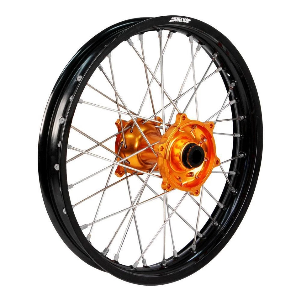 States MX Black/Orange Rear Wheel for KTM 500 EXC Six Days 2013-2014 (18x2.15) - Image 1 of 1