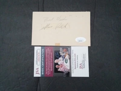 Steve Ridzik Baseball Signed Government Postcard with JSA COA -1 # - Image 1 of 4