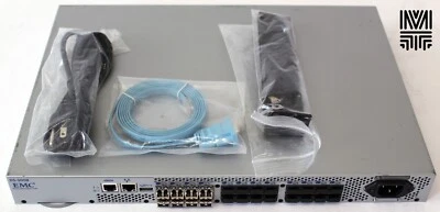 Brocade DS-300B EMC 8/24-port 8 Gbit/sec SAN Fibre Channel switch - TESTED - Image 1 of 4