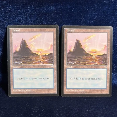 Island Sunset Mirage Land 300 MTG Magic The Gathering Card 2 - Image 1 of 4