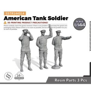 SSMODEL SSSTR144914 1/144 Modelo Actualización Piezas American Tank Soldier - Imagen 1 de 3