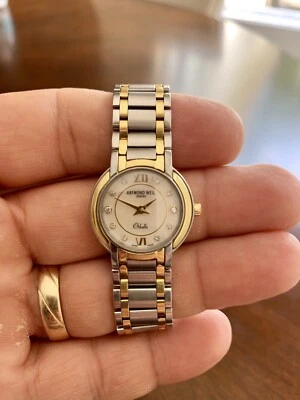 Reloj de cuarzo Raymond Weil Othello acero diamantes para dama 2320-STS-00985 Foto 1 de 4