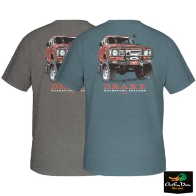 NEW DRAKE WATERFOWL RED 4X4 S/S T-SHIRT - Image 1 of 3