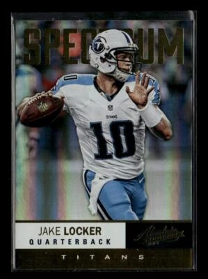 2012 Panini Absolute #25 Jake Locker Spectrum Gold #/25 - Image 1 of 2