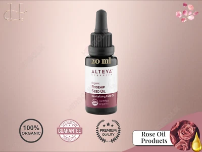 Aceite de semilla de rosa mosqueta orgánico Alteya 20 ml - Aceite facial para revitalizar y restaurar la piel Foto 1 de 4