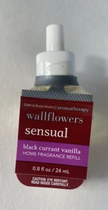 Bath & Body Works Sensual Black Currant Vanilla Wallflower Refill Bulb 0.8 oz - Picture 1 of 5