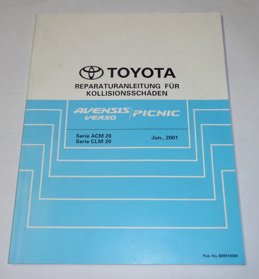 Manual de Taller Toyota Avensis Verso / Picnic Carrocería - Stand 06/2001 - Imagen 1 de 1