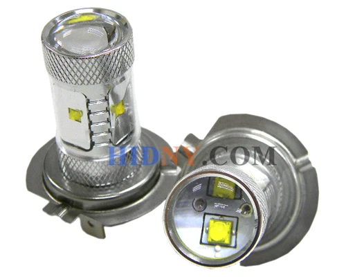 A Pair H7 30W High Power CREE LED Fog Day Time Running Lights Xenon White 360° - Image 1 of 1