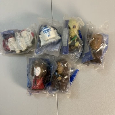 2005 年星球大战西斯复仇 EPISODE III Burger King 玩具 - 批量 6 个玩具 — 第 1/4 张图片