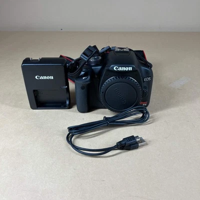 Solo cuerpo de cámara digital Canon EOS Rebel T1i 15,1 MP SLR DSLR Foto 1 de 4