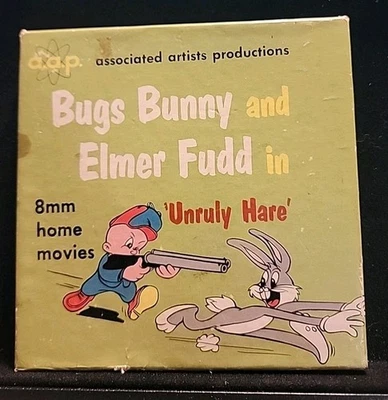 Bugs Bunny and Elmer Fudd In Unruly Hare 8mm Home Movie - Image 1 of 3