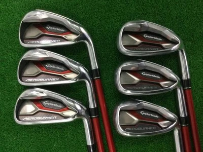 TaylorMade Aero Burner Iron Set 5-9,Pw 6pc Flex Stiff TM7-415 Graphite - Image 1 of 4