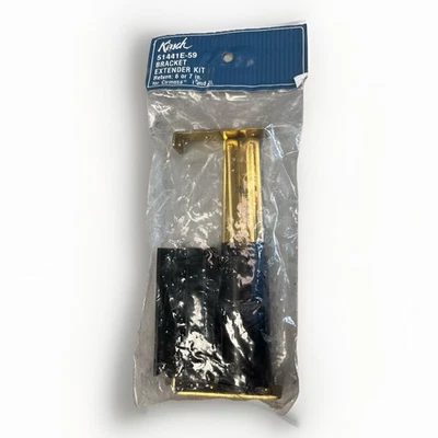 2 NUEVO Kit Extensor de Soporte Kirsch para Barra de Cortina Cirmosa 6 o 7” Dorado y Negro Foto 1 de 2