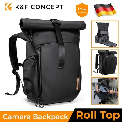 K&F CONCEPT Fotorucksack Kamera Tasche viel Platz für Kamera Trekking-Rucksack - Bild 1 von 4