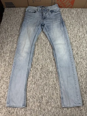 BKE Alec Jeans Mens Actual 28x32 Light Wash Straight Leg Contrast Stitching - Image 1 of 4