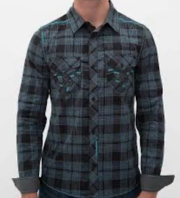 Rock Revival Mens Button Up Shirt: Style Western Size 2XL - Image 1 of 4