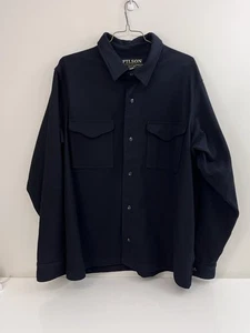 Filson Seattle Wolle Jac Hemd marineblau, Herren XL lang UVP $ 395 - Bild 1 von 5