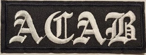 ACAB gestickter Bügelbild Patch - Bild 1 von 1
