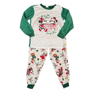 Disney Mickey & Minnie Magical Christmas Fleece Holiday Pajamas size 6 - Picture 1 of 4