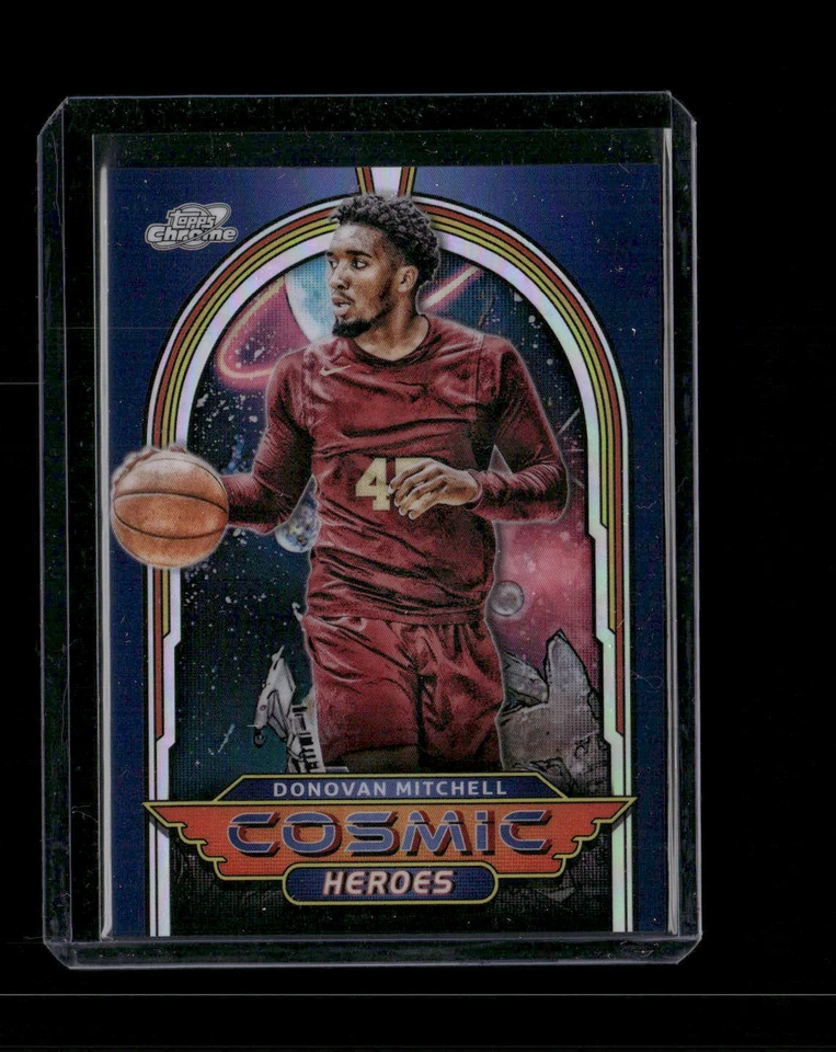 2023-24 Topps Chrome Cosmic Heroes #CH-3 Donovan Mitchell Cavaliers CASE HIT - Image 1 of 2