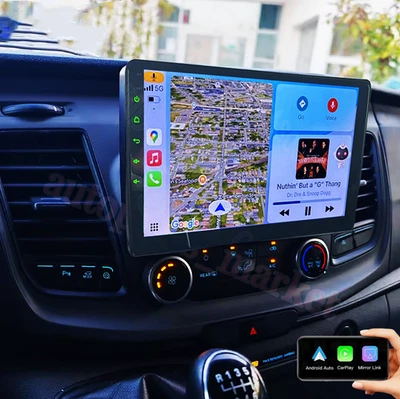 10.1" For Ford Transit 150 250 350 2020-2024 Radio CarPlay Android Auto GPS WIFI Foto 1 de 4