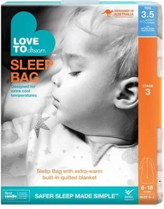 Love to Dream Extra Warm Baby Sleep Bag, Super Soft Temp Regulating Sleeping - Picture 1 of 3