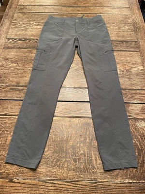 KUHL women's size 8 Regular gray Water Resistant outdoor hiking Cargo Pants EUC - Image 1 of 4