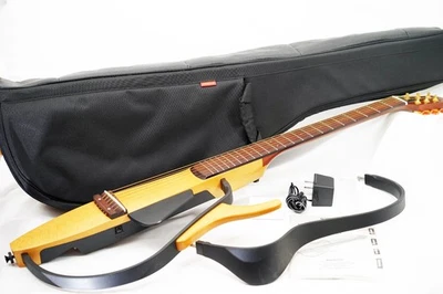 Guitarra eléctrica acústica silenciosa Yamaha SLG-100S cuerdas de acero proba... - Imagen 1 de 4