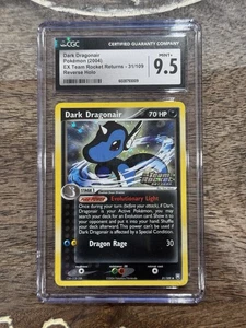 Pokémon TCG Dark Dragonair #31 PSA 9 EX Team Rocket Returns Stamped Reverse Holo - Picture 1 of 2