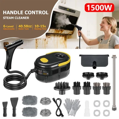 1500W Handheld Car Detailing Cleaning Machine High Temp Steam Cleaner Household - Image 1 of 4