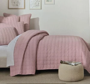 Cupcakes & Cashmere King Skull Diamond Cotton Quilt 2 Shams Set Pink TikTok - Foto 1 di 6