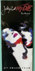 Flyer de cuatro paneles 9”X4” Jekyll & Hyde Robert Cuccioli Linda Eder Christiane Noll - Imagen 1 de 4