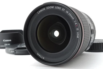 [Casi sin usar] Lente AF gran angular Canon EF 16-35mm f/4 L IS USM de JAPÓN - Imagen 1 de 4