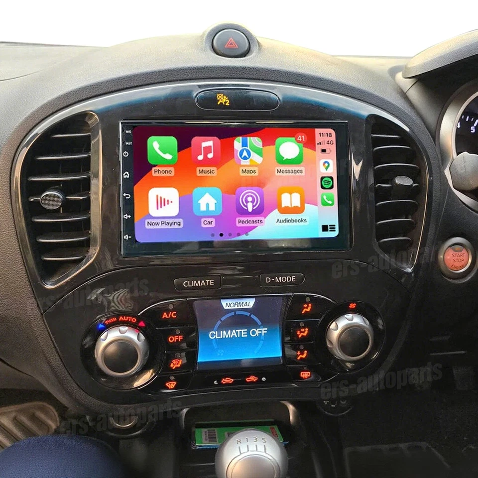 For Nissan Juke 2010 2011 2012-2014 Android13 CarPlay Car Stereo Radio GPS Navi - Image 1 of 4