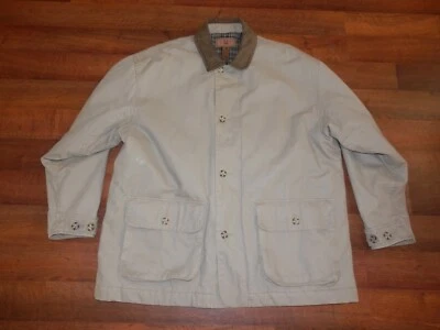 Chaqueta de abrigo cálida aislada con adornos de cuero beige con botones Gear For Sports para hombre XL Foto 1 de 4