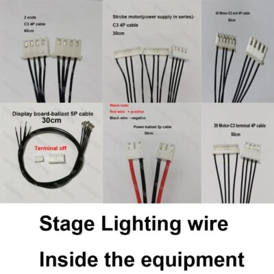 DJ disco sharpy moving head beam lights Parts 230w 7r for night club party Cable - Image 1 of 4