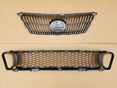 For 2011-2013 Lexus IS250 IS350 Front Bumper Upper & Lower Grille Sedan 2.5L - Imagem 1 de 4