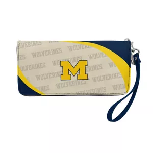 Michigan Wolverines Wallet Curve Organizer Style - Picture 1 of 1