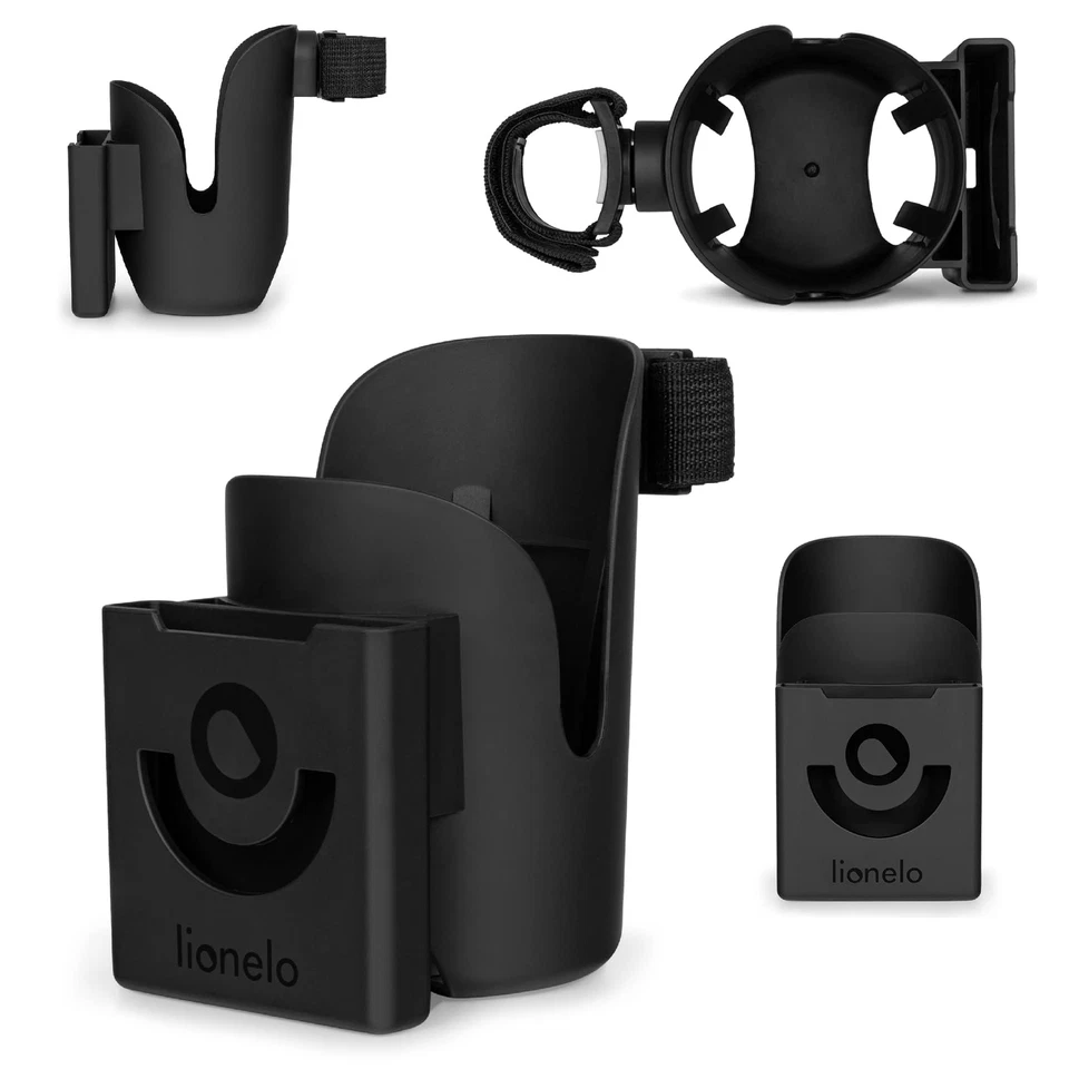 Ove Accessoires Poussette 2en1 Porte gobelet Poussette Support Smartphone 360... - Photo 1/1