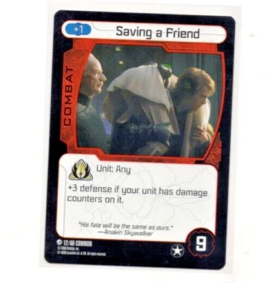 2008 WhizKids Star Wars Pocketmodel TCG Scum & Villainy  #12 - Saving a Friend - Image 1 of 2