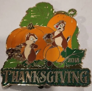 Disney Pin  CHIP & DALE THANKSGIVING PUMPKIN AP Sample Artist Proof LE 24 00010 - Picture 1 of 6