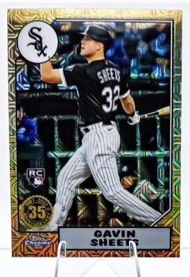2022 Topps '87 Topps Silver Pack Chrome Insert #65 Gavin Sheets Rookie Card - Image 1 of 2