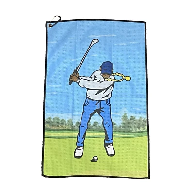 Eastside Golf Full Color Towel Golf w/ Bag Hooks
